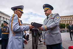 Release of officers of the Air Force Academy in Voronezh