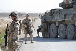 Soldiers from the Canadian Grenadier Guards in Kandahar Province.