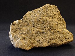 Granite rock hand-sized sample