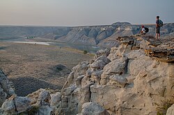 Missouri Breaks region in central Montana