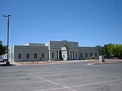 Alamogordo City Hall houses most of the city government administrative functions, as well as the Commission Chambers and the Municipal Court.