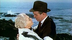 Kim Novak and James Stewart in Vertigo (1958)
