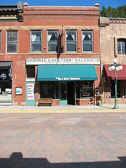 Possible location of the original saloon where Wild Bill Hickok was killed, 624 Main Street, Deadwood