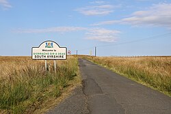 Dual–language signage in Scotland displaying English and Scottish Gaelic