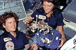 With Sally Ride on STS-41-G
