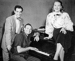 Page with Frankie Laine, c. 1950s