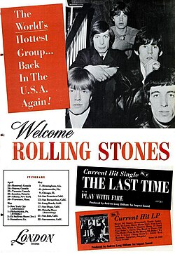1965 London Records trade ad for the Rolling Stones