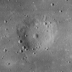 Typical lunar dome Milichius Pi, about 11 km across