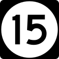 The default state route marker in the United States—now used by only five states for their primary routes.