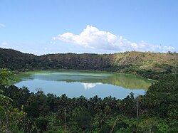 Dziani Dzaha Lake, a geological and biological curiosity