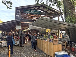 Ithaca Farmer's market at Steamboat Landing