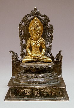The 9th century Central Javanese gold and silver image of the Mahayana Buddhist goddess Tara