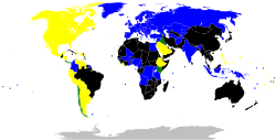 Implementation of the two ITU approved[1] emergency telephone numbers in the world: 112 911 112 and 911 Other number, no redirection or redirection for mobile phones only