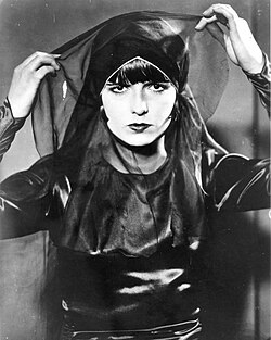 Brooks in her famous role as Lulu in the German film Pandora's Box (1929), directed by G. W. Pabst.