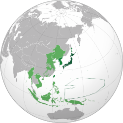 The Greater East Asia Co-Prosperity Sphere in 1942