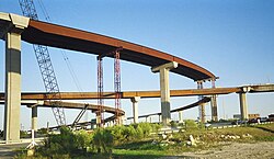 Interchange of Interstate 35 and State Highway 45