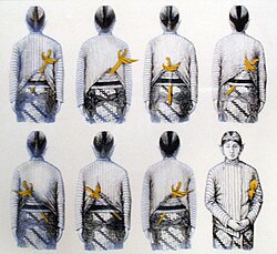 Various ways of wearing kris in Javanese culture