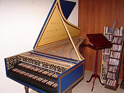 A two-manual harpsichord