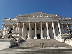 Facade of Senate chamber