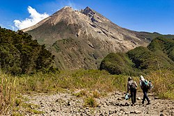 View of Mount Merapi