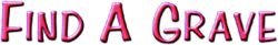 The logo of Find a Grave used from 1995 to 2018[2]