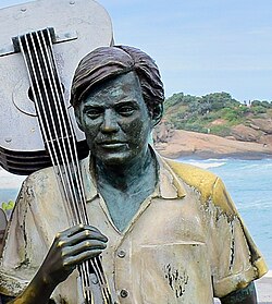 Statue of Jobim in Ipanema