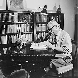 Ivo Andrić in his study