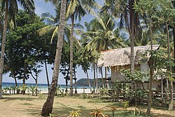 A nipa hut in Palawan