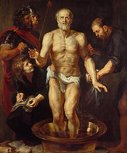 Death of Seneca by Peter Paul Rubens
