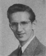 Ditko as a senior in high school, 1945