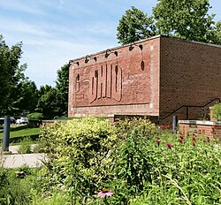 OHIO Brick Mural, South Green