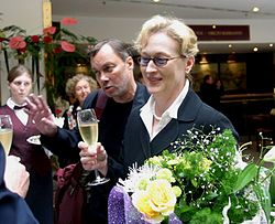 Streep in Saint Petersburg, Russia, in 2004