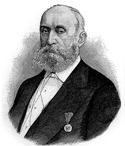 Portrait of Hryhoriy Galagan, one of the founders of Ukrainian cooperative movement in the Russian Empire