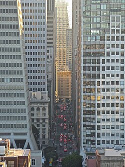 San Francisco's Financial District is considered the Wall Street of the West.