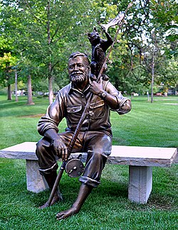 The Old Man and the Cat by George Lundeen[246]