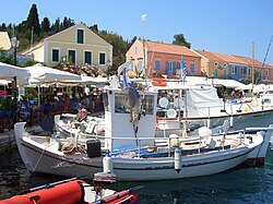 Fiscardo is a tourist attraction on the northern part of the island.