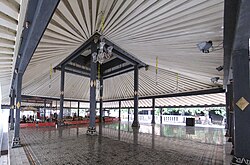 Pendhapa (pavilion) in Kraton Yogyakarta