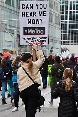Protest in New York City, 2018