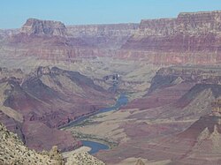 The Colorado River from the Tanner Trail.