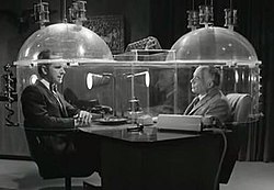The Cone of Silence from the pilot episode, "Mr. Big" (1965)