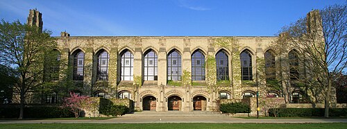 Deering Library, named in memory of Charles Deering