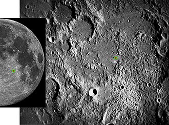 Location of the Apollo 16 landing site