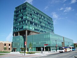 The York University Research Tower and Archives of Ontario building