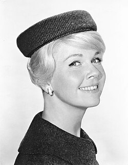 Day in a studio publicity portrait for her 1960 film Midnight Lace