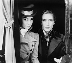Mel Ferrer and Hepburn in War and Peace (1956)