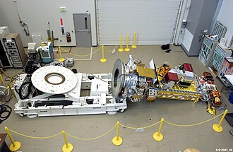 NOAA-N Prime after falling over during construction, on 6 September 2003.