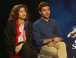 Zac Efron and Zendaya starred with Hugh Jackman in The Greatest Showman