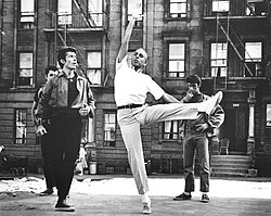 Rehearsals for West Side Story, 1960