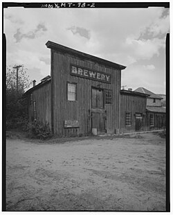 Gilbert Brewery, Wallace Street, Virginia City, founded in 1866 by Henry S. Gilbert (1833–1902)[15]