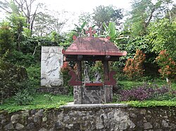 The Resurrection of Jesus at the Saint Mary Rawaseneng Prayer Garden, in the Rawaseneng Monastery, Indonesia